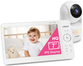 VTech parent unit front view showing clear display and easy controls for monitoring