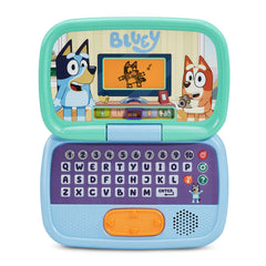 VTech Bluey selector de personajes en primer plano, facilita elegir Bluey o Bingo