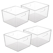 Vtopmart caja frontal transparente mostrando visibilidad rápida