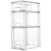 Vtopmart clear drawers front view showing tidy storage and visibility