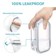 Vtopmart recipiente en microondas mostrando seguridad para recalentar
