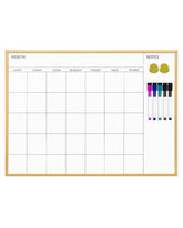 VUSIGN pizarra frontal con marco dorado elegante y calendario visible