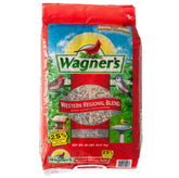 Wagner's front packaging showing 20‑pound bag and feeder appeal