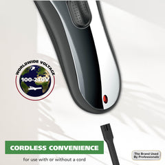 Wahl Clipper uso en casa cortando cabello, beneficio: acabados precisos