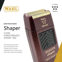 Wahl Professional primer plano de la lámina dorada hipoalergénica para menos irritación