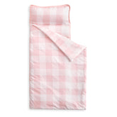 Wake In Cloud colchoneta frontal rosa gingham, confort visible