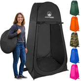 Wakeman Pop Up Pod vista frontal mostrando privacidad y fácil acceso