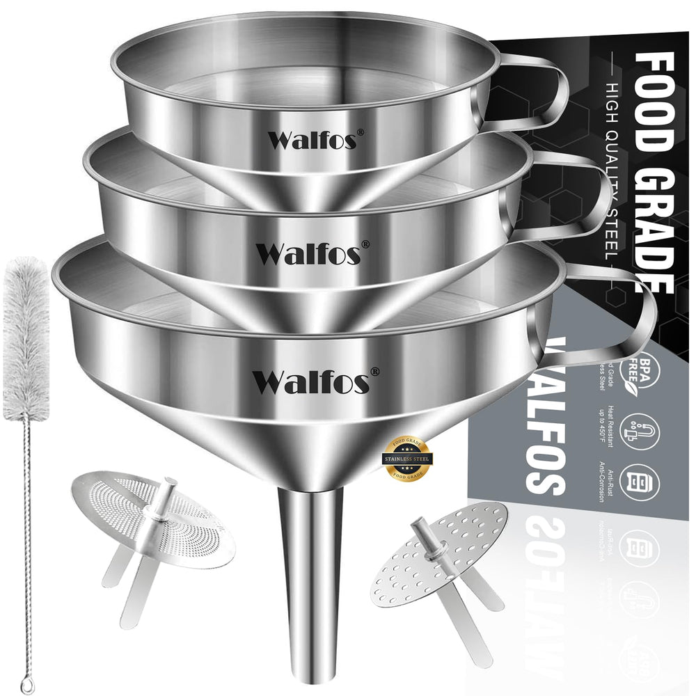 Walfos embudo frontal del set mostrando diseño duradero y acabado resistente
