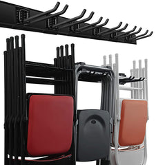 Wallmaster front packaging showing rails hooks and included hardware for quick setup