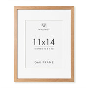 wallwisy frente 11x14 en roble mostrando imagen y mejora estética