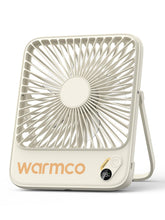 Warmco D3 front view showing compact design and controls for travel convenience