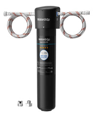 Waterdrop 15UA vista frontal del sistema mostrando diseño compacto y ahorro