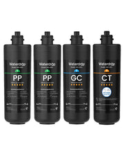 Waterdrop front package showing 2PPGCCT kit and clear labeling for easy replacement