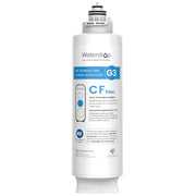 Waterdrop front packaging showing filter compatible models and benefits