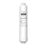 Waterdrop MNR35 front view showing compact remineralization filter and label for easy identification and benefits