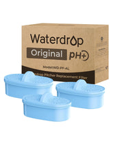 Waterdrop PF-AL front packaging showing genuine replacement and clear fitment benefit