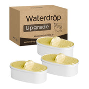 Waterdrop PF01A-P vista frontal del paquete mostrando compatibilidad