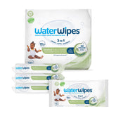 WaterWipes paquete frontal Sensitive+ muestra diseño y cantidad útil