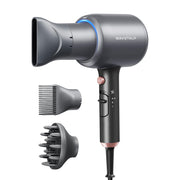 wavytalk front view of dryer showing sleek design and fast drying benefit