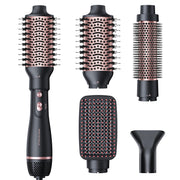wavytalk front view of Air Sculpt set showing all attachments and compact design for convenience