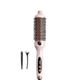 wavytalk front view showing brush and LED display for easy heat control