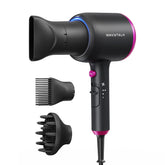 Wavytalk vista frontal del secador mostrando diseño ergonómico y rápido secado