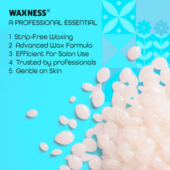Waxness aplicación con espátula mostrando control y precisión