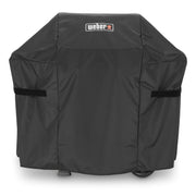 Weber premium cover front view showing full grill protection and neat fit