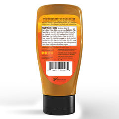 Wedderspoon squeeze-top close-up for easy drizzling and mess-free dispensing