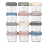WeeSprout conjunto frontal de 12 frascos, almacenamiento porciones seguro