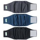 wegreeco pañal frontal del pack de 3 mostrando ajuste y colores
