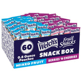 Welch's caja frontal mostrando 60 paquetes y conveniencia