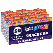 Welch's frente del empaque caja 50 ct mostrando variedad y conveniencia