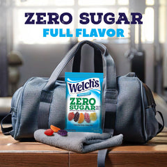Welch's paquete en mano para comparar tamaño y porción práctica