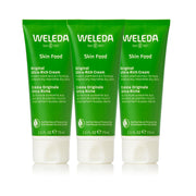 Weleda Skin Food pack frontal muestra envases y beneficio hidratación intensiva