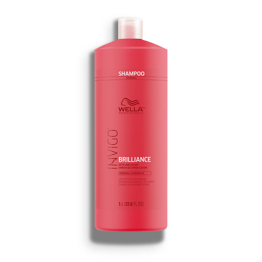 Wella Professionals botella frontal mostrando diseño y beneficio protección del color