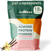 wellious front packaging showing vanilla label and benefits
