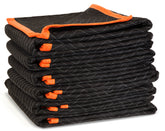 WEN 6-pack front view showing all folded moving blankets protecting items