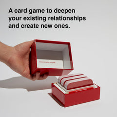 WE'RE NOT REALLY STRANGERS transparent Dig Deeper cards for deeper answers