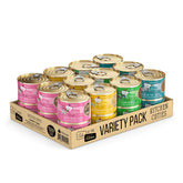 Weruva front packaging showing Kitchen Cuties variety and convenience