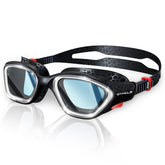 Whale front view goggles showing streamlined design and secure fit