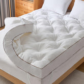WhatsBedding front packaging showing queen topper and brand for easy identification