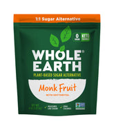 Whole Earth frente del empaque mostrando marca y tamaño 4 lb, conveniencia