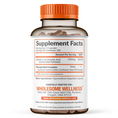 Wholesome Wellness single capsule close-up highlighting capsule texture and absorption