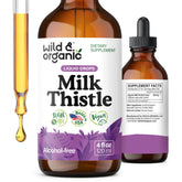 Wild & Organic front label showing product benefits and volume