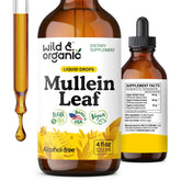 Wild & Organic front packaging showing 4 oz bottle and branding benefit clarity