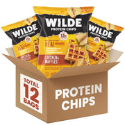 Wilde Chips paquete frontal mostrando diseño y beneficios proteicos