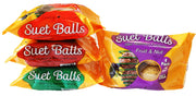 Wildlife Sciences front packaging showing 16 melt-resistant suet balls and variety benefits