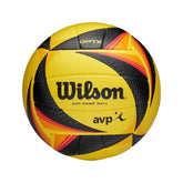WILSON OPTX front view showing yellow black design and easy tracking benefit
