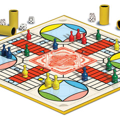Winning Moves partida en familia muestra diversión y fácil juego social